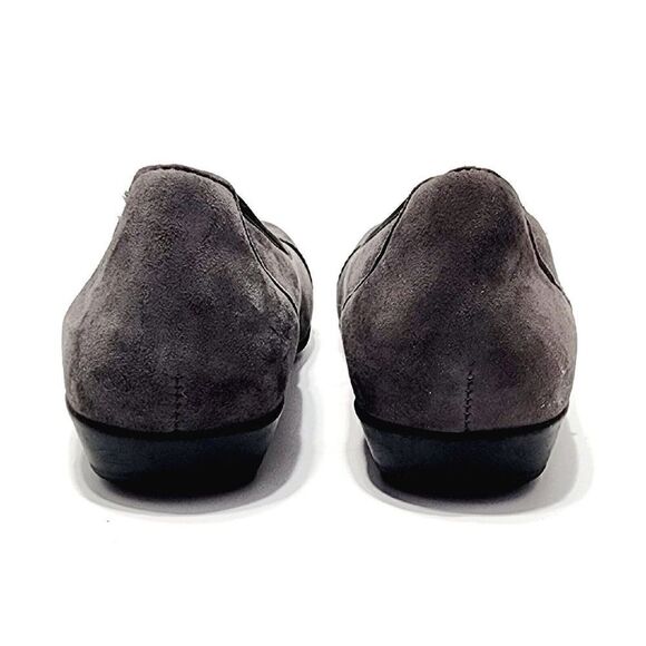 Earth Alder Derby New Suede 7.5 Round Toe Comfort Ballet Flats Dark Slate Gray - Picture 9 of 10